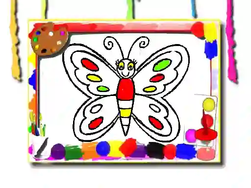 שפּיל Butterfly Coloring Book אָנליין