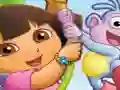 שפּיל Puzzle Fun Dora With Boots אָנליין