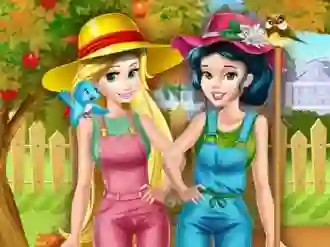 שפּיל Princesses Working In the Garden אָנליין
