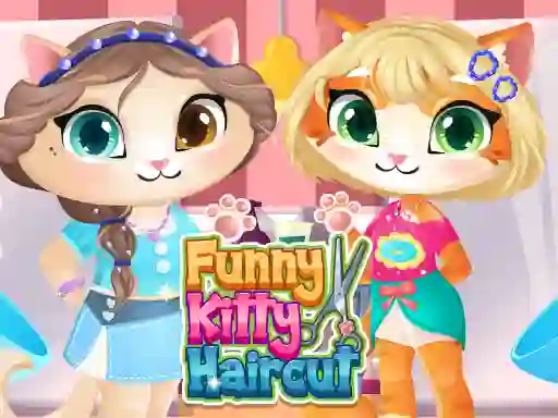 שפּיל Funny Kitty Haircut אָנליין