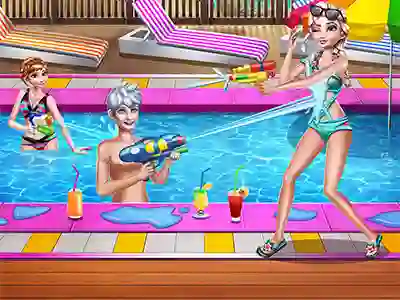 שפּיל Sisters Pool Party אָנליין