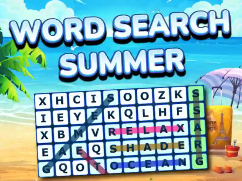 שפּיל Word Search Summer אָנליין
