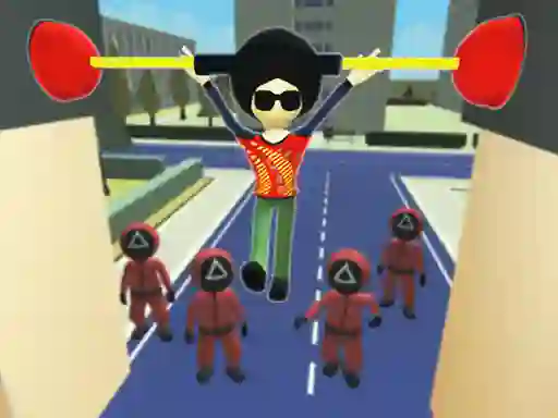 שפּיל Squid Fall Guy אָנליין