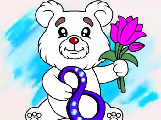 שפּיל March Coloring Book אָנליין