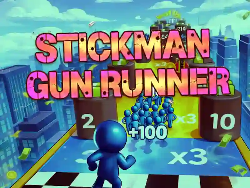 שפּיל Stickman Gun Runner אָנליין