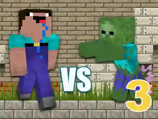 שפּיל Noob vs Zombies 3 אָנליין