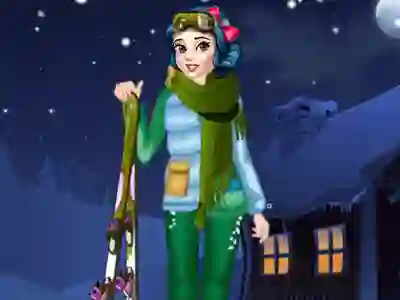 שפּיל Princess Winter Skiing אָנליין