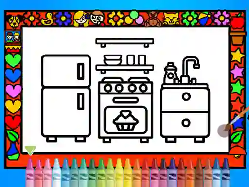 שפּיל Color and Decorate Rooms אָנליין