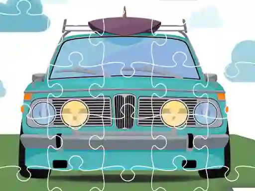 שפּיל Retro Cars Jigsaw אָנליין