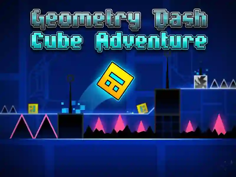 שפּיל Geometry Dash Cube Adventure אָנליין
