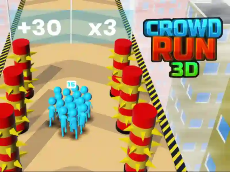 שפּיל Crowd Run 3D אָנליין