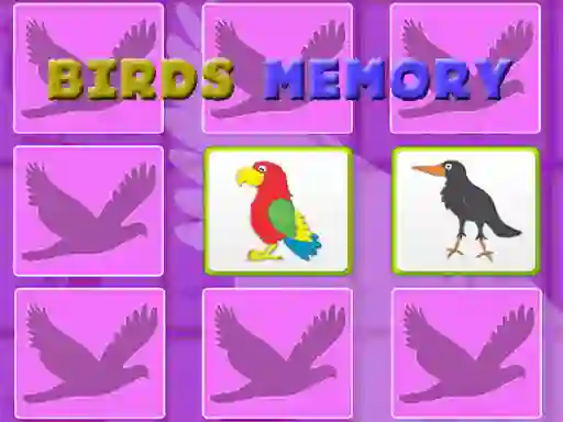 שפּיל Kids Memory With Birds אָנליין