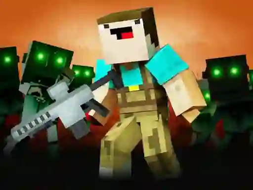 שפּיל Noob Shooter Zombie אָנליין