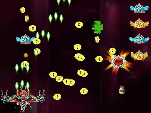 שפּיל Space Attack Chicken Invaders אָנליין