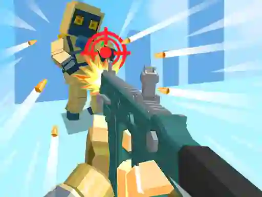 שפּיל Blockapolypse Zombie Shooter אָנליין