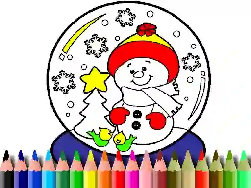 שפּיל Back To School: Christmas Coloring Book אָנליין