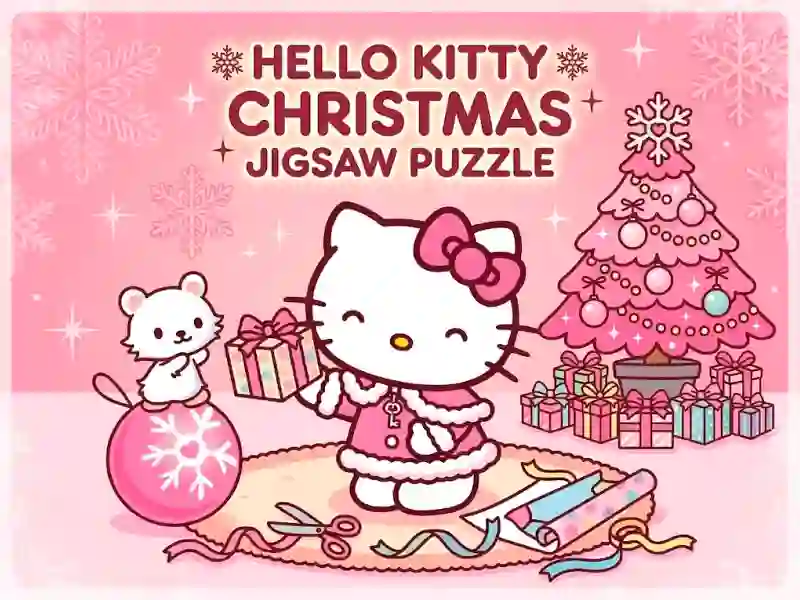 שפּיל Hello Kitty Christmas Jigsaw Puzzle אָנליין