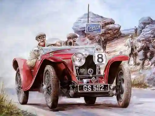 שפּיל Vintage Cars Puzzle אָנליין