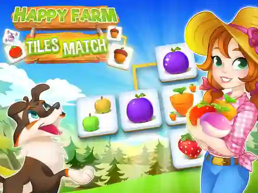 שפּיל Happy Farm Tiles Match אָנליין