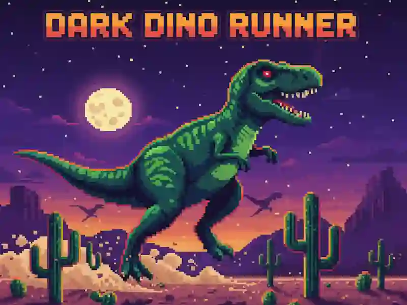 שפּיל Dark Dino Runner אָנליין