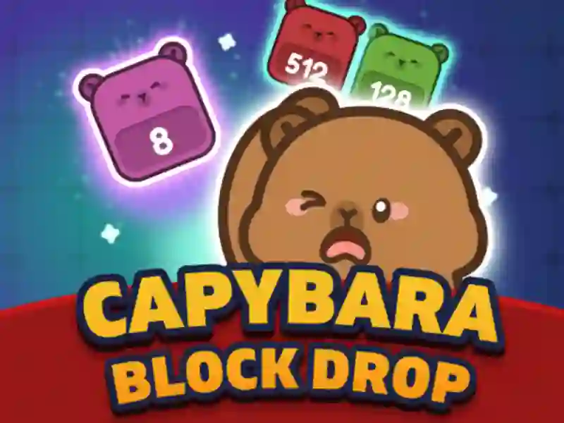 שפּיל Capybara Block Drop אָנליין