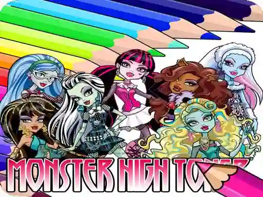 שפּיל Coloring Book for Monster High אָנליין