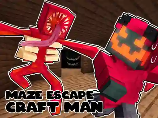 שפּיל Maze Escape: Craft Man אָנליין