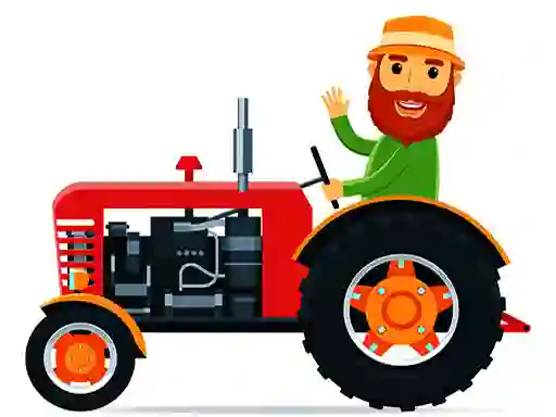 שפּיל Cartoon Farm Traktors אָנליין