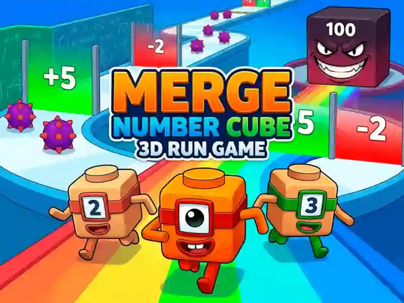 שפּיל Merge Number Cube 3d Run Game אָנליין