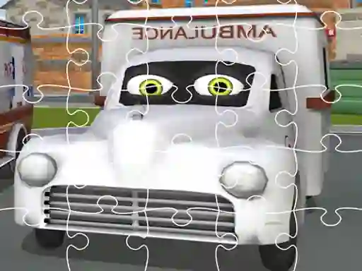 שפּיל Ambulance Trucks Jigsaw אָנליין
