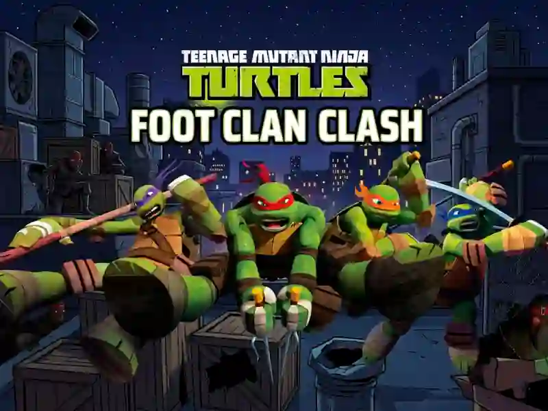 שפּיל Teenage Mutant Ninja Turtles Foot Clan Clash אָנליין