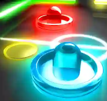 שפּיל Neon Hockey אָנליין