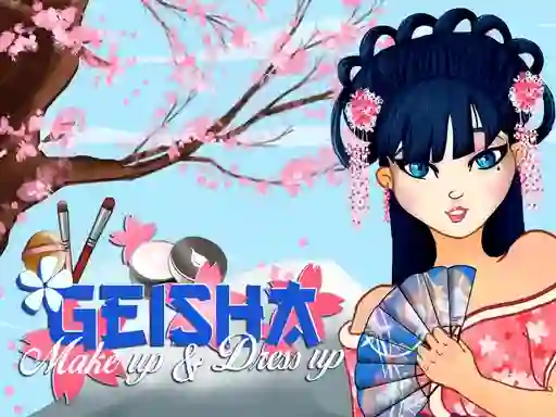 שפּיל Geisha make up and dress up אָנליין