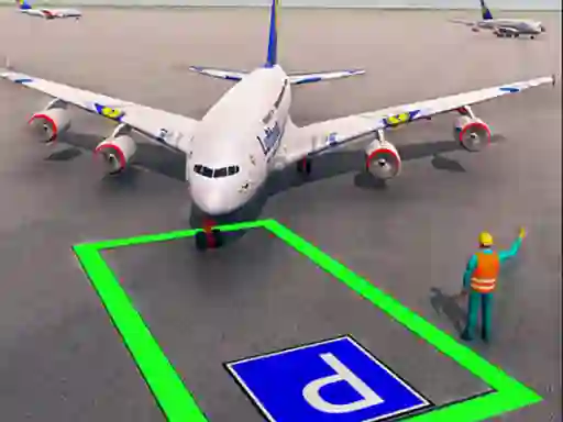 שפּיל Air Plane Parking 3d אָנליין