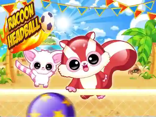שפּיל Racoon Headball אָנליין