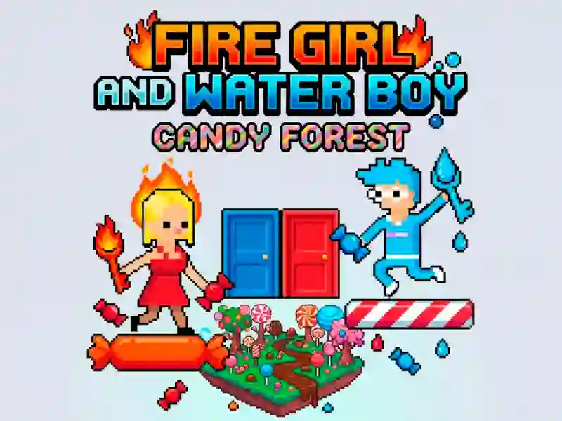 שפּיל Fire Girl and Water Boy Candy Forest אָנליין