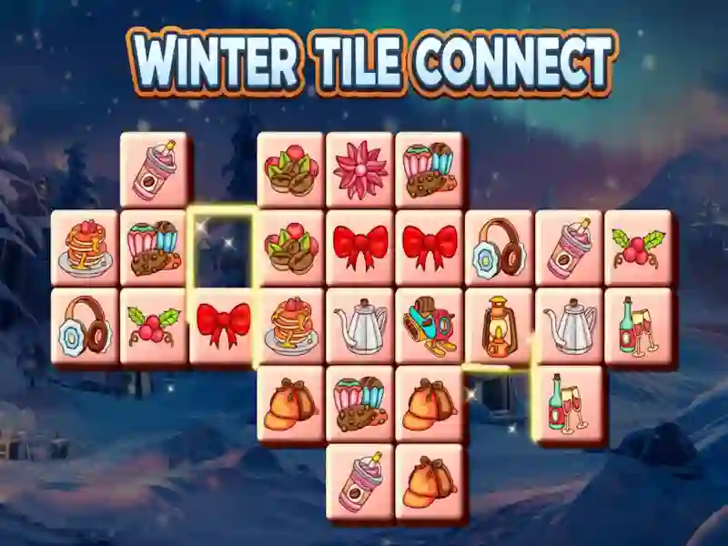 שפּיל Winter Tile Connect אָנליין