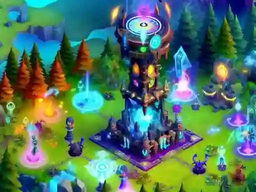 שפּיל 2D Fantasy Tower Defence אָנליין