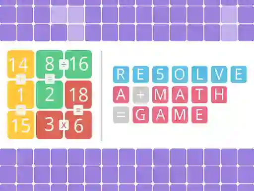שפּיל Resolve a math game אָנליין
