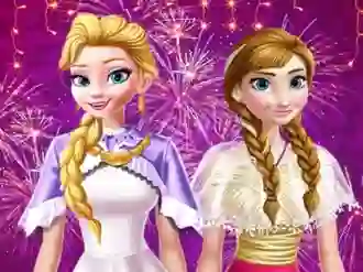 שפּיל Ellie and Annie New Year Eve Party אָנליין