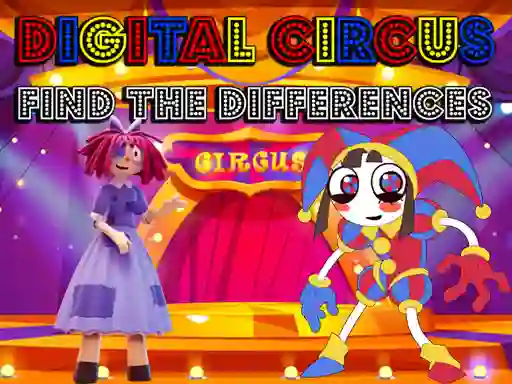 שפּיל Digital Circus Find The Differences אָנליין