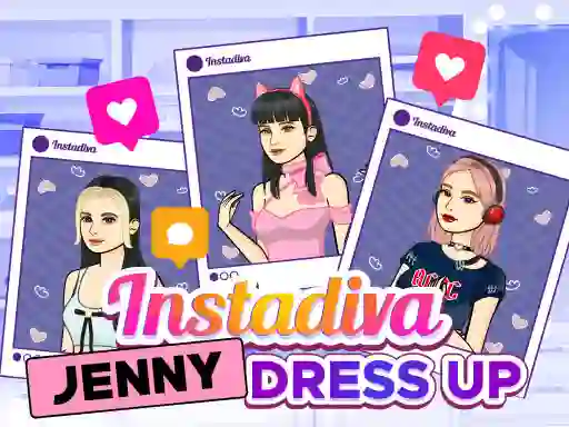 שפּיל Instadiva Jenny Dress Up אָנליין