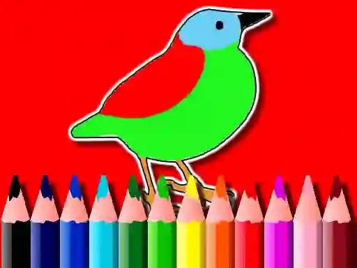 שפּיל Back To School: Birds Coloring Book אָנליין