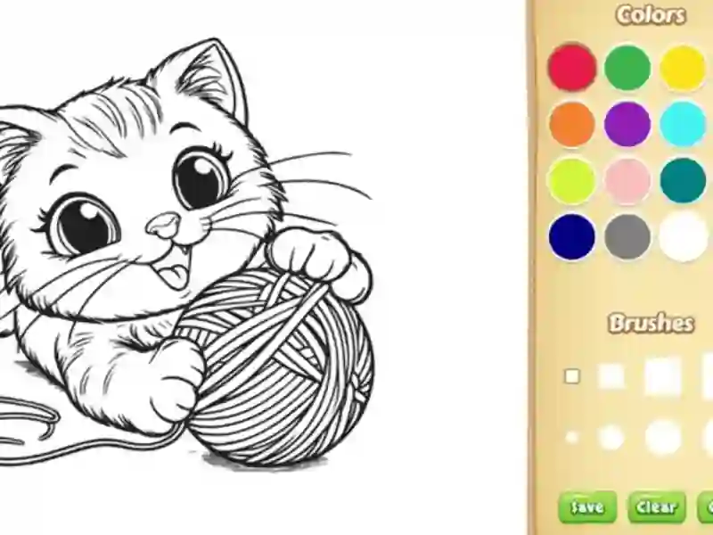 שפּיל Cat Coloring Book אָנליין