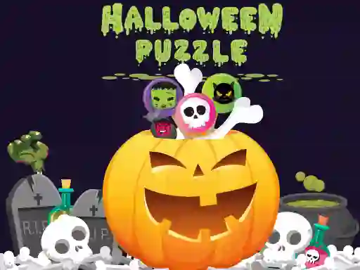 שפּיל Halloween Puzzle אָנליין