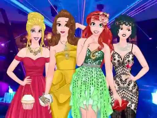שפּיל  Princesses Graduation Party Night אָנליין