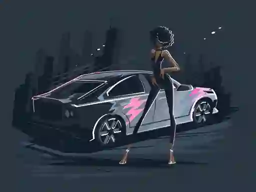 שפּיל Old and New Cars Coloring אָנליין