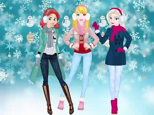 שפּיל Princesses Winter Spree אָנליין