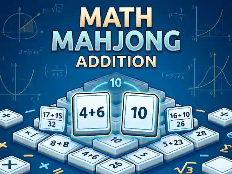שפּיל Math Mahjong Addition אָנליין