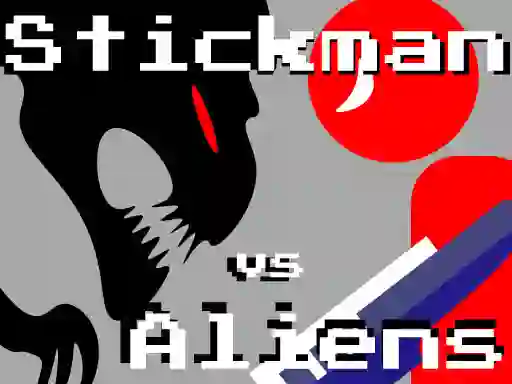 שפּיל Stickman vs Aliens אָנליין